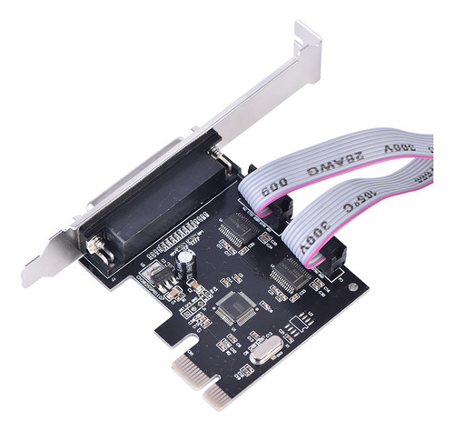 Lpt Pci Pcie Para 2 Portas Seriais Db9 Rs232 1 Db25 Paralela