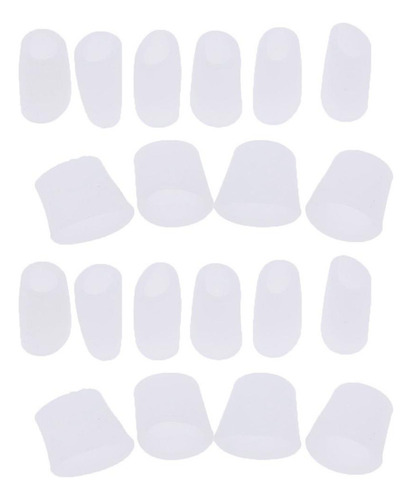 10 Pares Protectores Para De Pies Almohadillas De Silicona