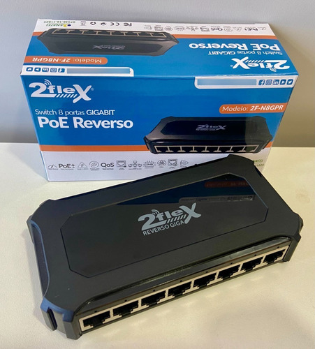 20 Switch Giga Poe Reverso 5v A 48v Vlan - Simples Connect