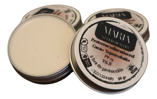 3 Protector Solar Mineral De Cacao-tepezcohuite
