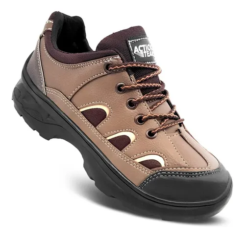 Zapatilla Trekking Soft 1000 Hombre Trabajo Reforzado Grip