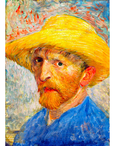 Enjoy Rompe Arte 1000 Pz Autoretrato Con Sombrero Van Gogh