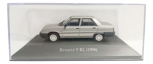 Autos Inolvidables Argentinos Salvat 1.43 + Tapa De Acrílico Renault 9 Rl 1994