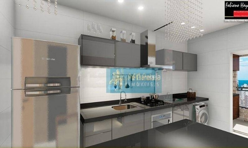 Imagem 8 de 27 de Apartamento Com 2 Dormitórios À Venda, 66 M² Por R$ 340.000,00 - Canto Do Forte - Praia Grande/sp - Ap0075