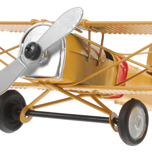 Aeronave Retro De Hierro Modelo De Avión Vintage De Metal Ai