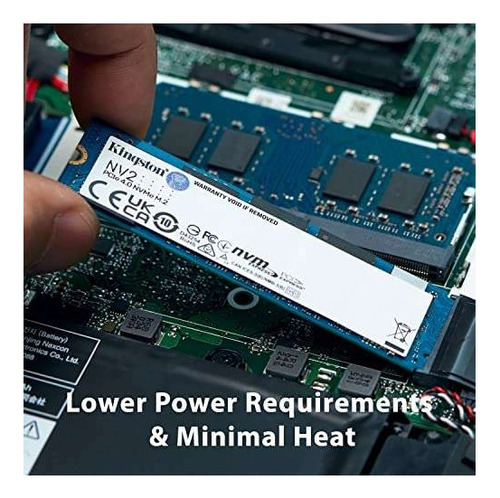Ssd Nvme 500gb Kingston Nv1 2,100/1,700mbs M.2 Pcie3.0 X4