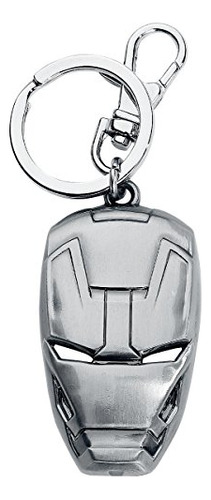 Llavero De Cabeza De Pewter Iron Man 3.