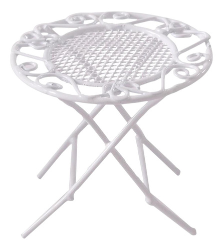Juego De Mesa De Jardín De Hadas Para Casa De Mesa Blanca
