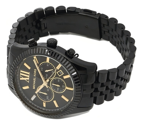 Relógio Michael Kors Mk8603 Lexington Preto Original