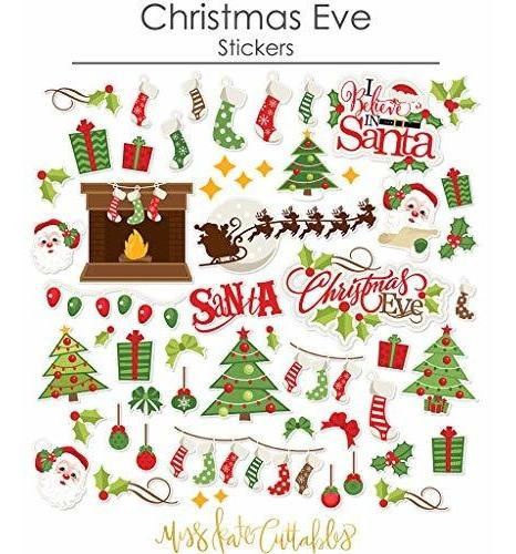 Paper Sticker Kit Christma Eve Double Sided With 33