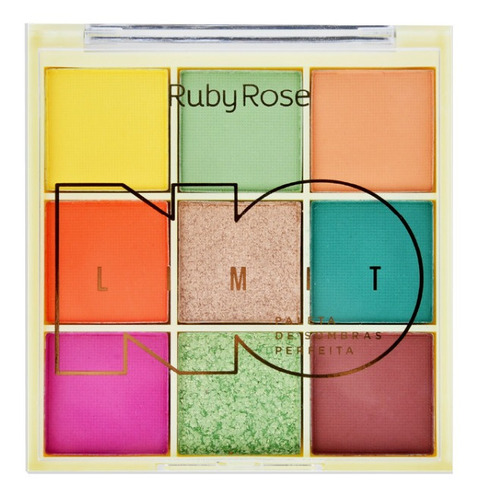 Nueva Paleta Ruby Rose Original Limit Palette 9 Sombras