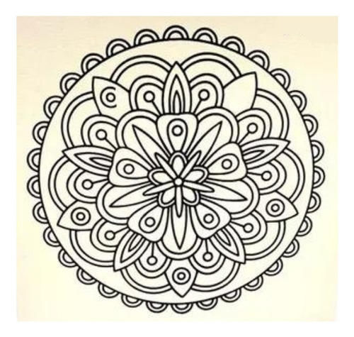 Oleos Acrilicos Mandala 2 Bastidor Entelado Lienzo 2 40x40