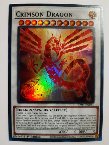 Crimson Dragon - Yugioh -