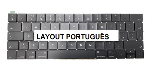 Teclado Modelo A1707 Para Macbook Pro 15 2016-2017 Portugues