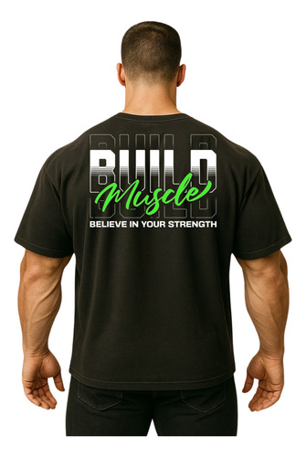 Playera Oversize, Gimnasio, Gym, Powerlifting, Entrenamiento