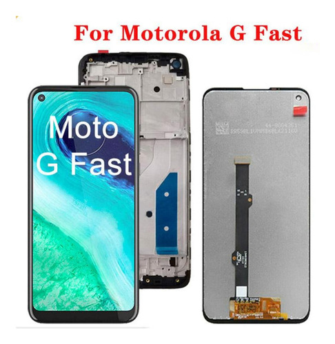 Pantalla Lcd Con Marco Para Motorola Moto G Fast Xt2045-3