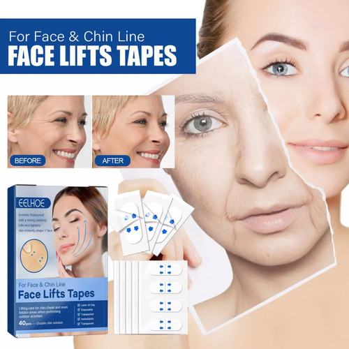2×parche Estiramiento Facial Tensor For La Línea De La Man