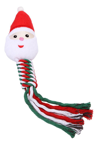 6 Brinquedo De Corda Para Cachorro, Brinquedo De Papai Noel