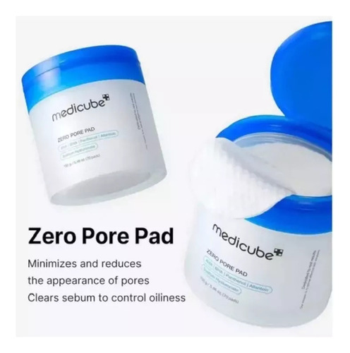 De Almofada De Toner Facial Medicube Zero Pore Pads 2.0