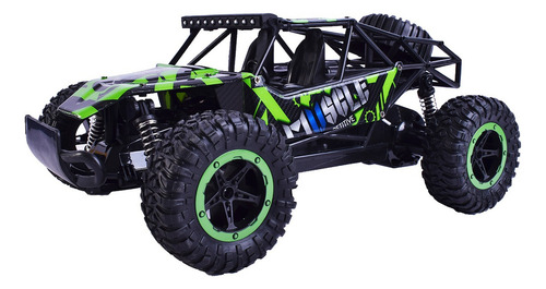 Auto Arenero A Radio Control Cheetah King Escala 1:18 Color Verde