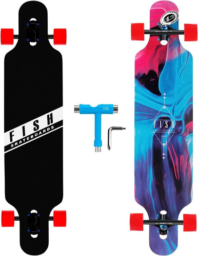 Patineta Longboard 41 PuLG Fish Skateboards Arce Canadiense