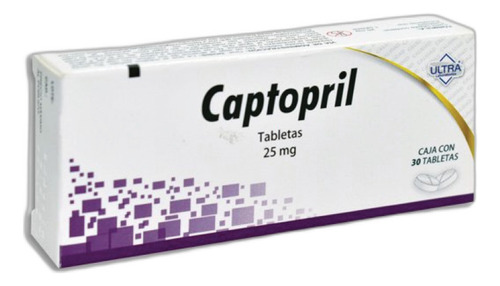 Captopril Ultra 25mg C/30 Tabs Pack 2
