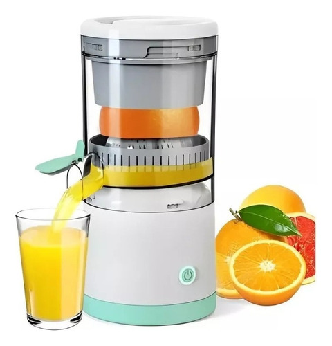 Espremedor Laranja Frutas Suco Mini Automático Elétrico Cor Branco