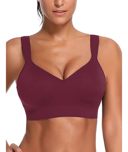 Sujetadores M Para Mujer, Cuello En V, Cómodos, Cómodos, Dep