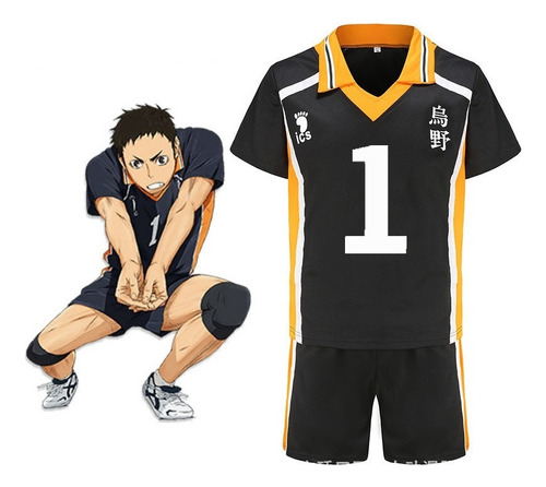 Haikyuu Karasuno Uniforme Voleibol Hinata Shoyo Cosplay 1