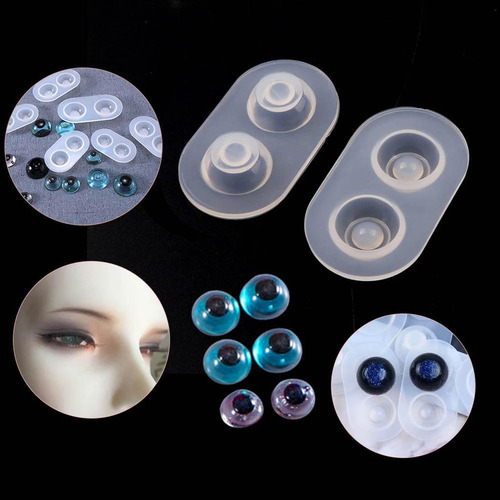 2 Moldes Para Ojos De Muñeca (paquete De 6), Moldes Para