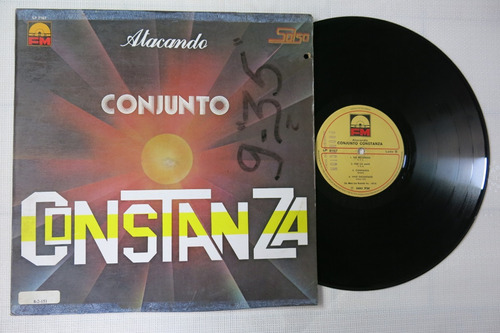Vinyl Vinilo Lp Acetato Atacando Conjunto Constanza Salsa