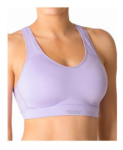 Top Deportivo Mujer Touche Sport Microfibra Lycra Ropa Taza
