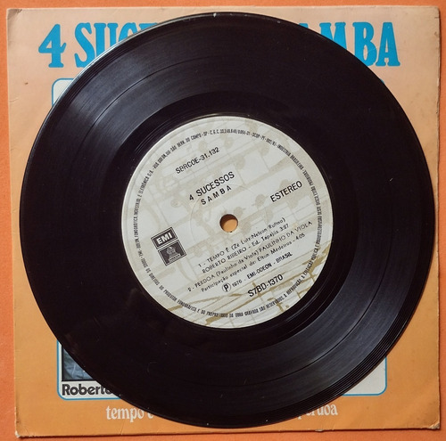 Compacto 4 Sucessos Samba Clara Nunes Paulinho Da Viola 1976
