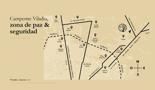 Lote En Privada Residencial Los Sauces, Zona Norte De Mérida