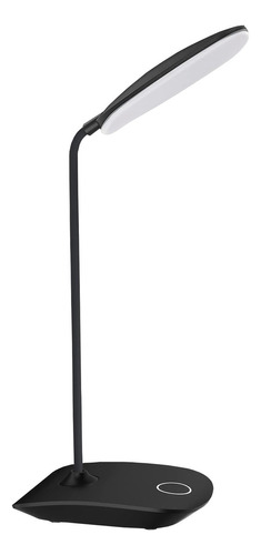 Lampara De Escritorio Led Portail Flexible Xi-lamp20 Estructura Negro Pantalla Negro