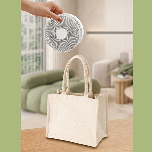 Ventilador Silencioso Recargable Batería 1800mah