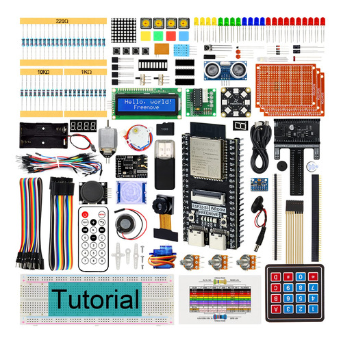 Freenove Kit De Inicio Definitivo Para Esp32-s3-wroom (inclu