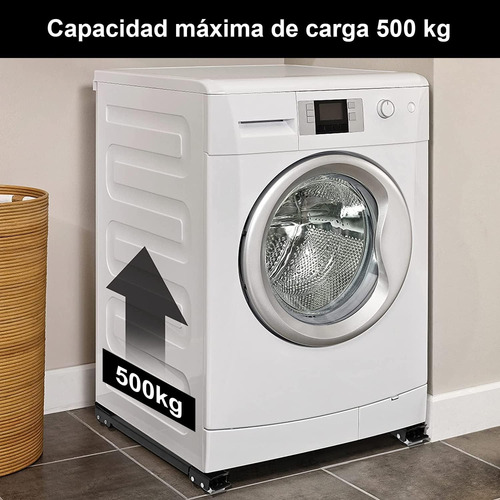 Soporte Ajustable Base Con Ruedas Para Refrigerador Lavadora