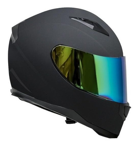 Casco Para Moto Kov Novak Negro Mate Mica Iridium Deportivo Tamaño del casco XL (61-62 cm)