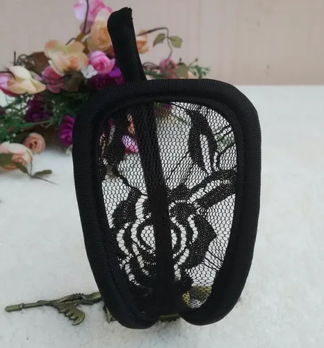 Sexy Tanga Invisible C String Lenceria Mujer Encaje Flor