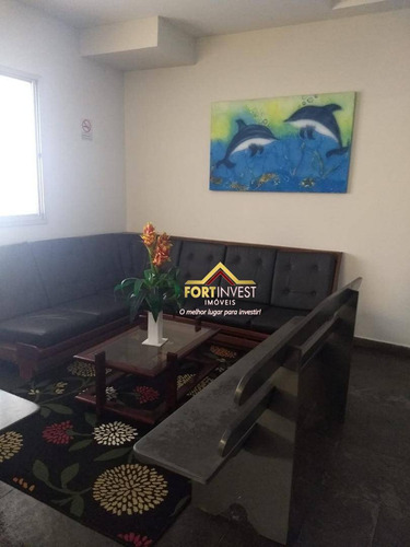 Imagem 27 de 30 de Apartamento Com 1 Dormitório À Venda, 50 M² Por R$ 185.000,00 - Canto Do Forte - Praia Grande/sp - Ap1983