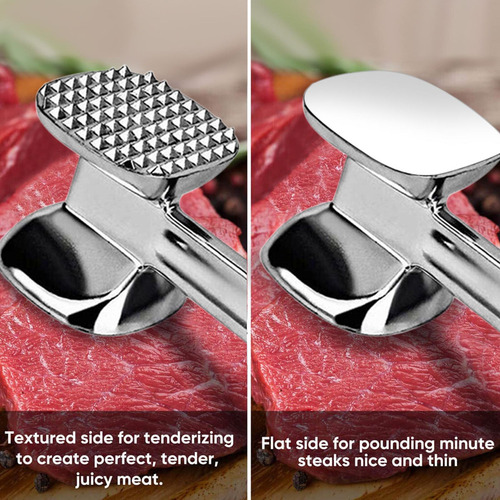 Martillo Ablandador De Carne Doble Lado Maza De Carne For F