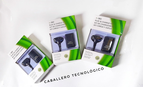 Kit Carga Y Juega Xbox 360 8000 Mah Garantizado Economico