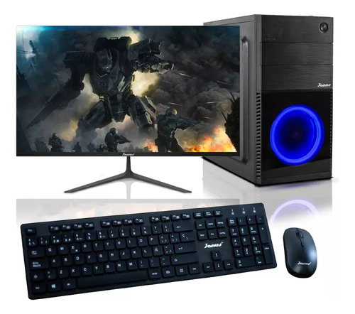 Computador Gamer Ryzen 5 9600x Radeon 1tb 16gb Led 22 Pc