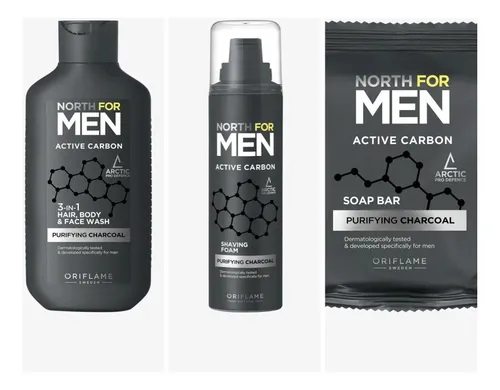 X3carbón North For Men Shampoo