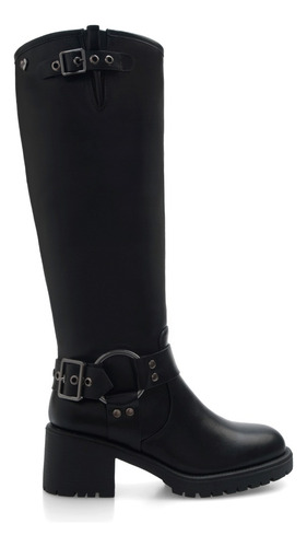 Botas Bucaneras Lady Stork Marian Caña Alta Taco 6cm Urbanas