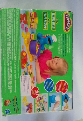 Imagen 3 de 4 de Juguete Sopa De Letras Mostruo Galletas Play-doh