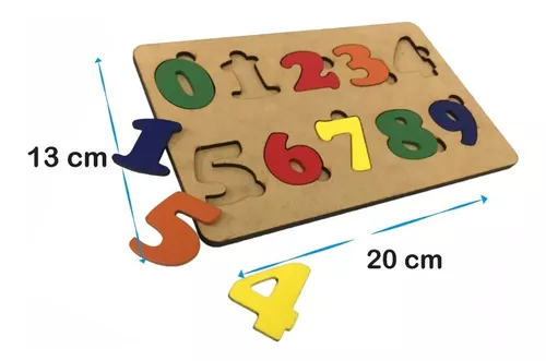 Jogo Educativo Infantil Alfabeto e Número Brinquedos Inteligente - MX