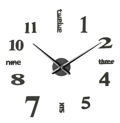 Reloj Acrílico De Pared Digital 3d Luminoso