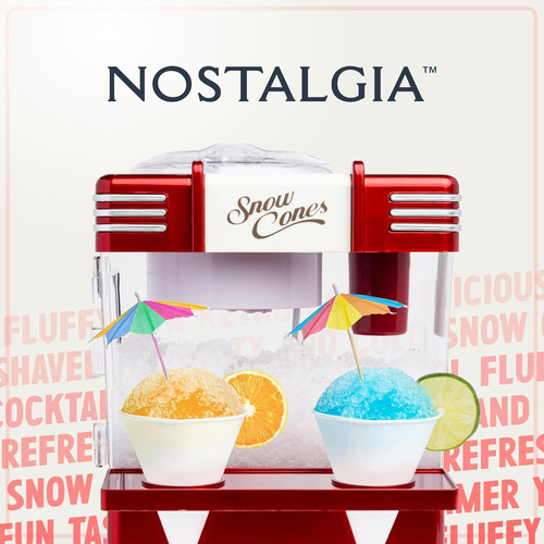 Nostalgia Máquina De Hielo Afeitado Cono Nieve Retro Helados